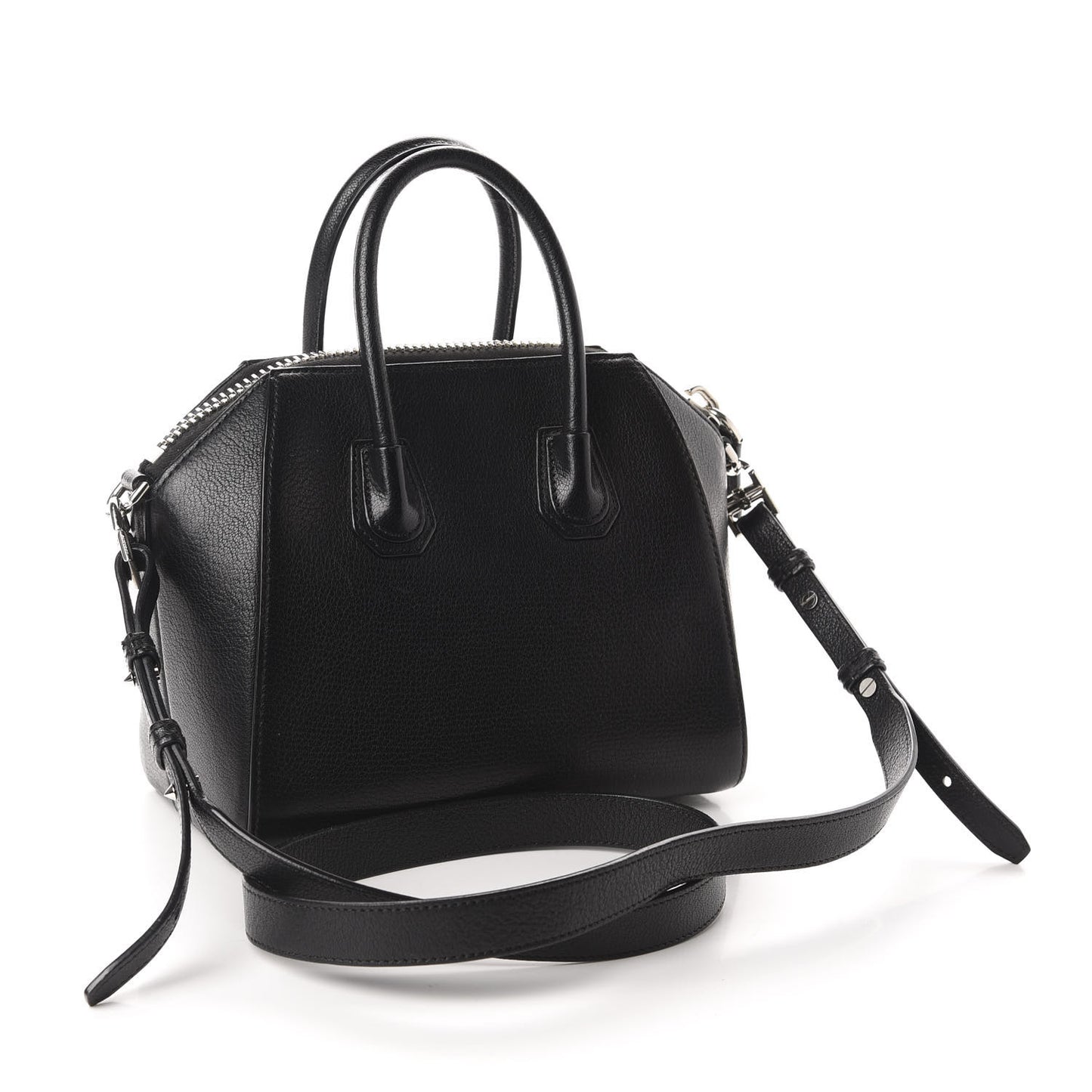 Sugar Goatskin Mini Antigona Black