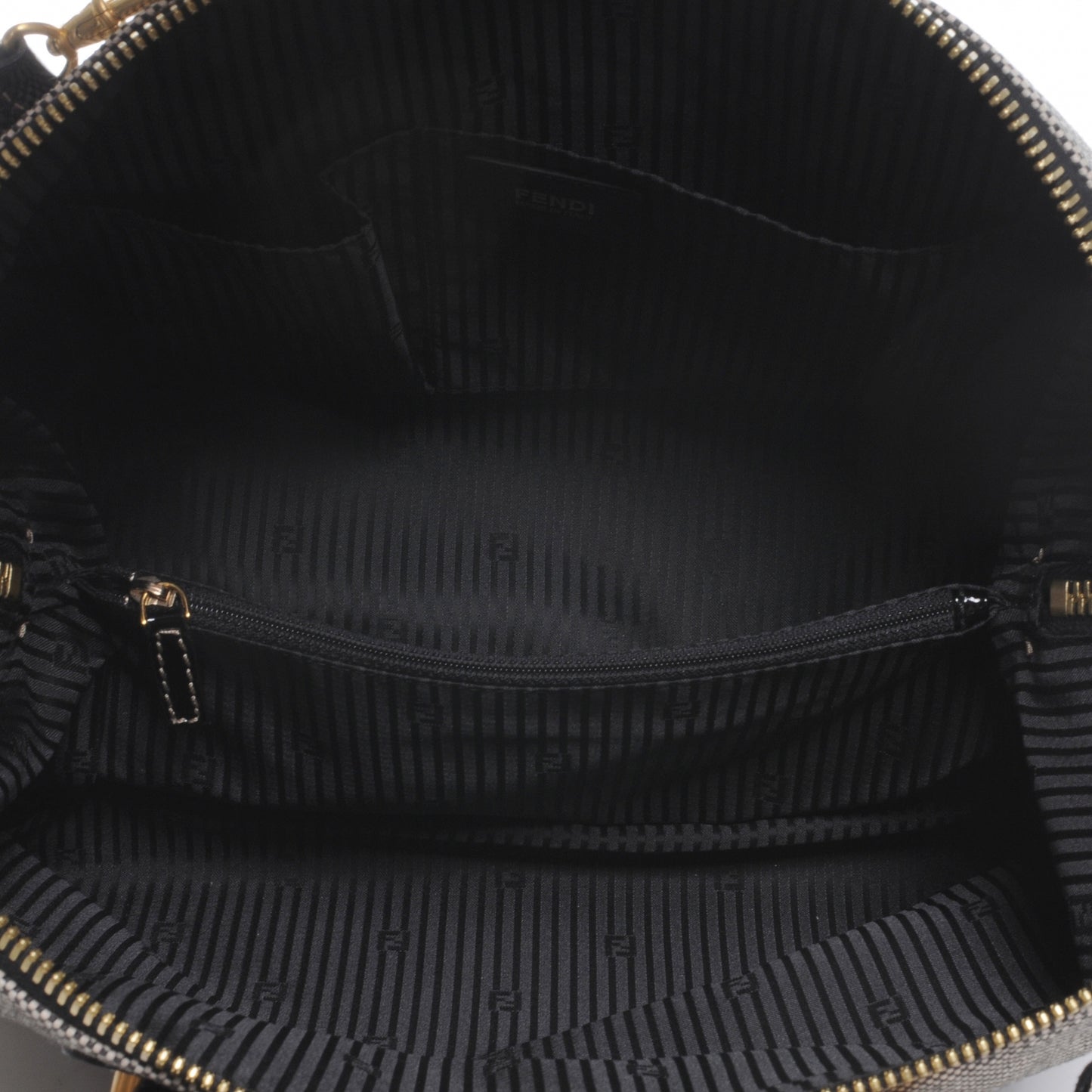 Patent Canvas Chameleon Tote Black