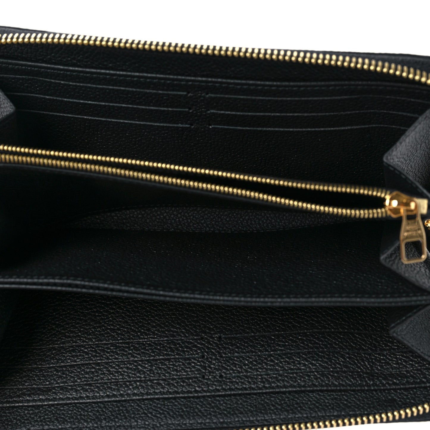 Empreinte Monogram Giant Zippy Wallet Black Beige