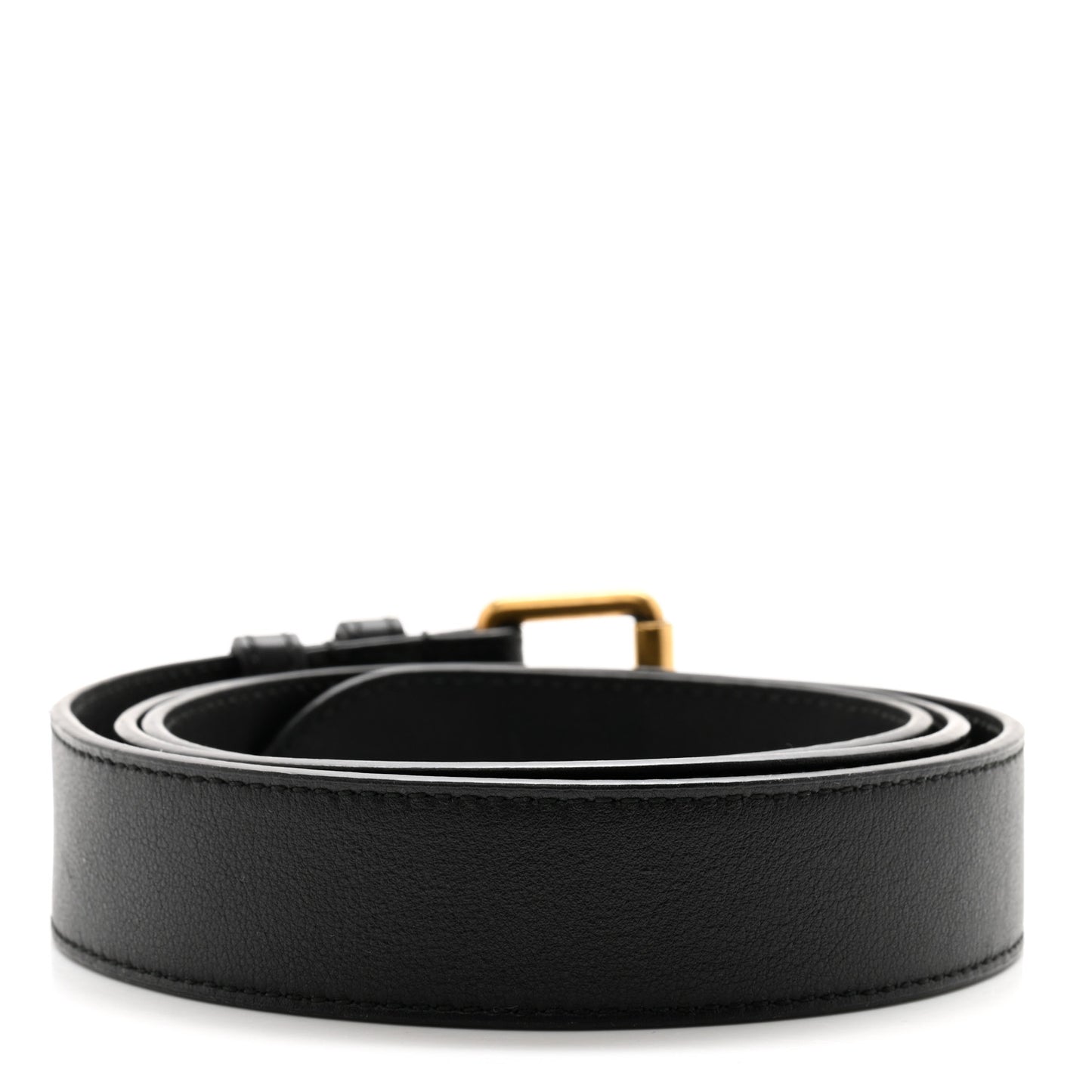 Calfskin Horsebit Belt 95 38 Black