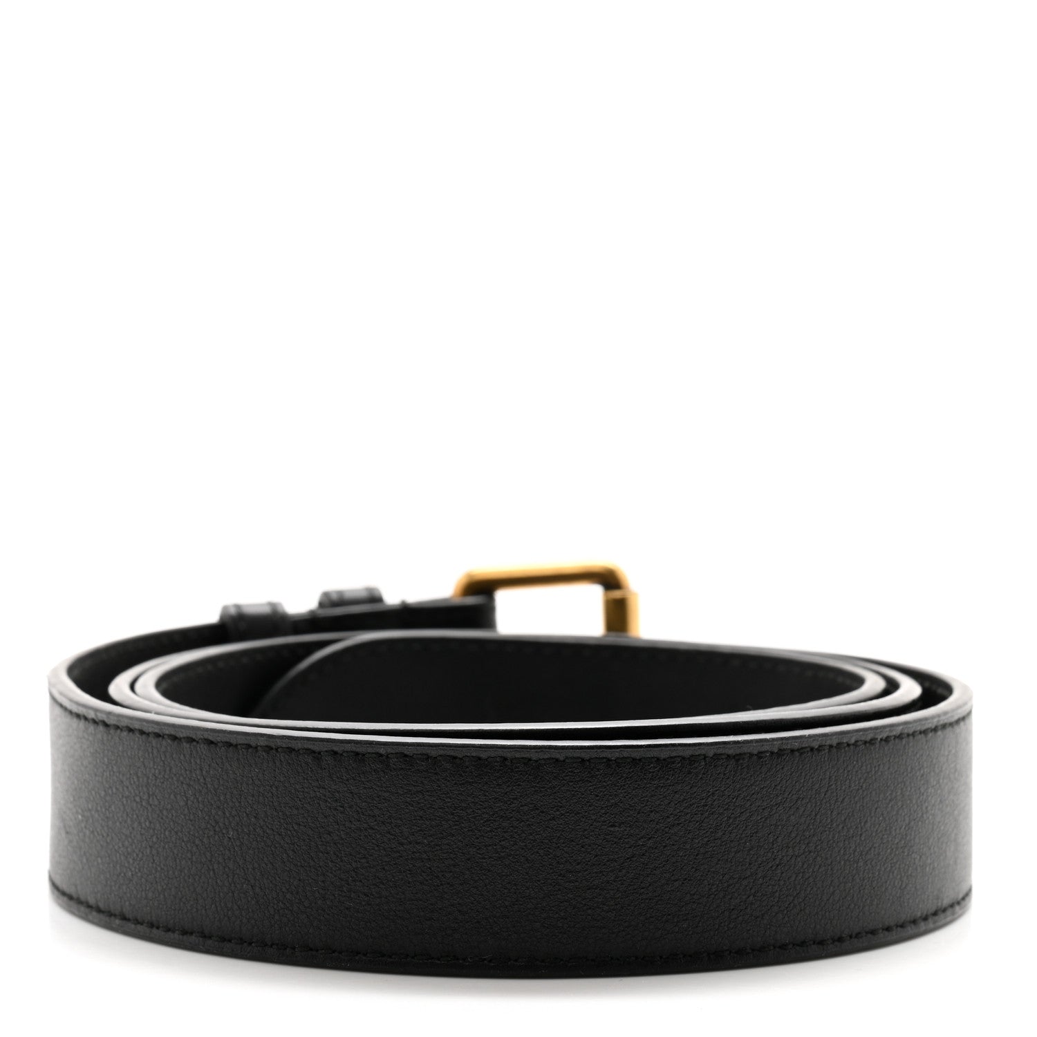 Gucci Calfskin Horsebit Belt 95 38 Black 2 of 6