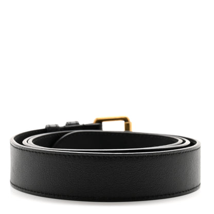 Gucci Calfskin Horsebit Belt 95 38 Black 2 of 6