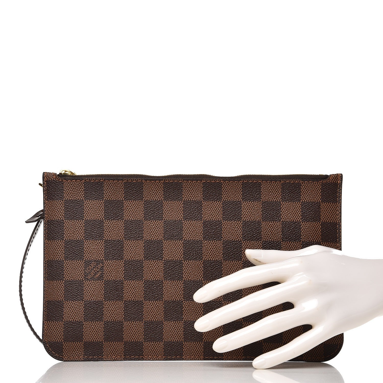 Louis Vuitton Damier Ebene Neverfull MM GM Pochette 2 of 8