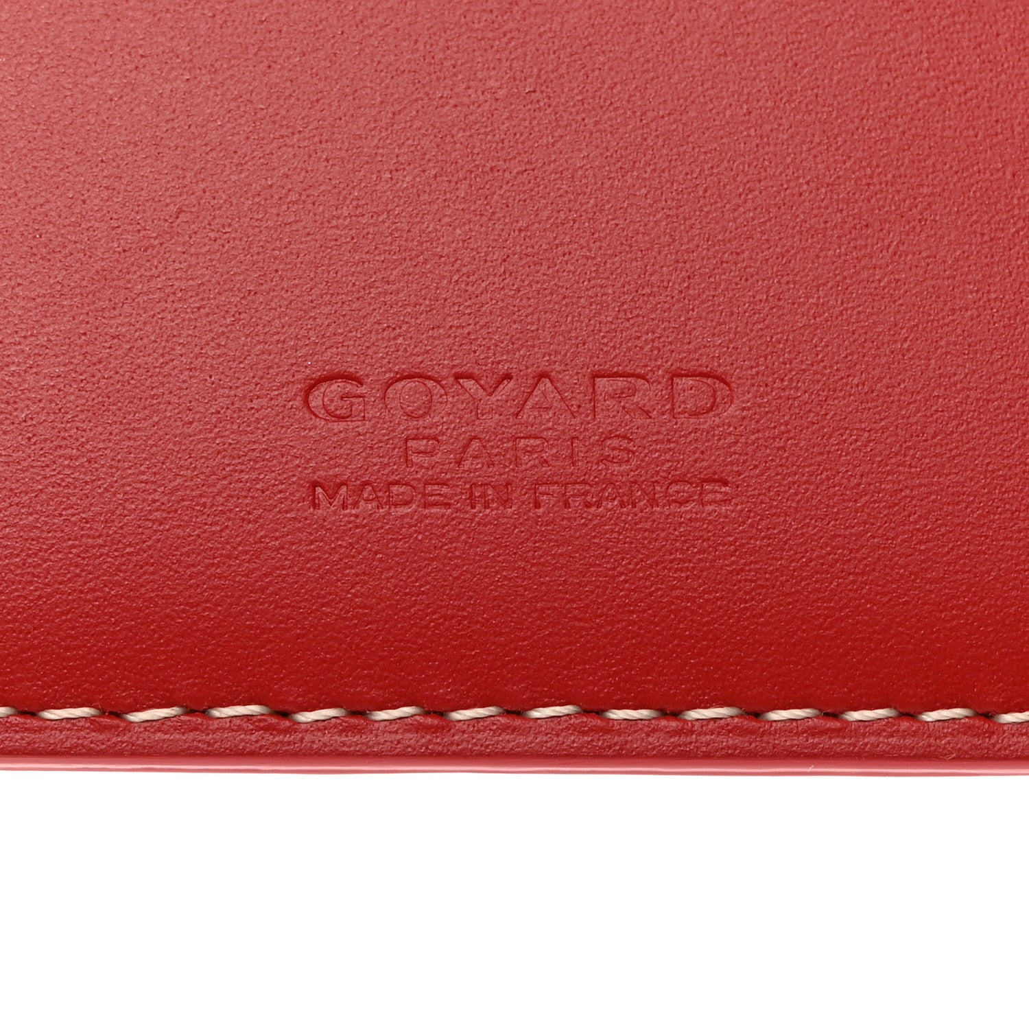 Goyard Goyardine Grenelle Passport Wallet Red 6 of 8