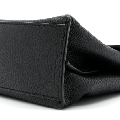 Gucci Cellarius Calfskin Small Bamboo Daily Top Handle Bag Black 8 of 9