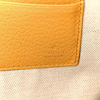 Gucci GG Supreme Monogram Neo Vintage Zip Wristlet Pouch Beige New Acero Crop 7 of 8