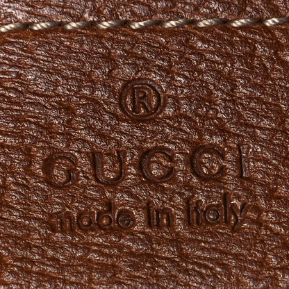 Gucci Calfskin Monogram Piston Lock Jackie O Hobo Tan 6 of 10