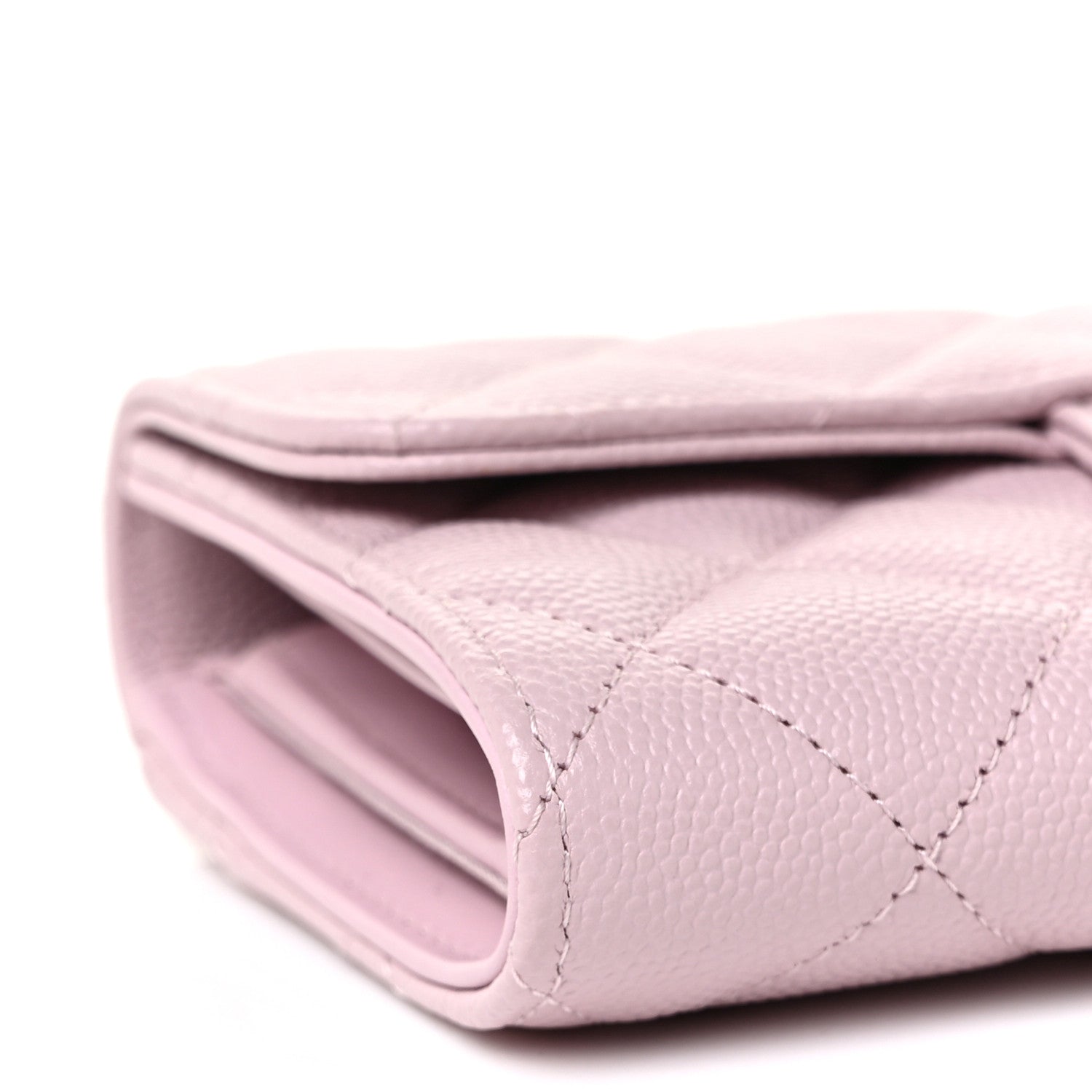 Chanel Caviar Quilted Medium Flap Wallet Pink 5 of 10