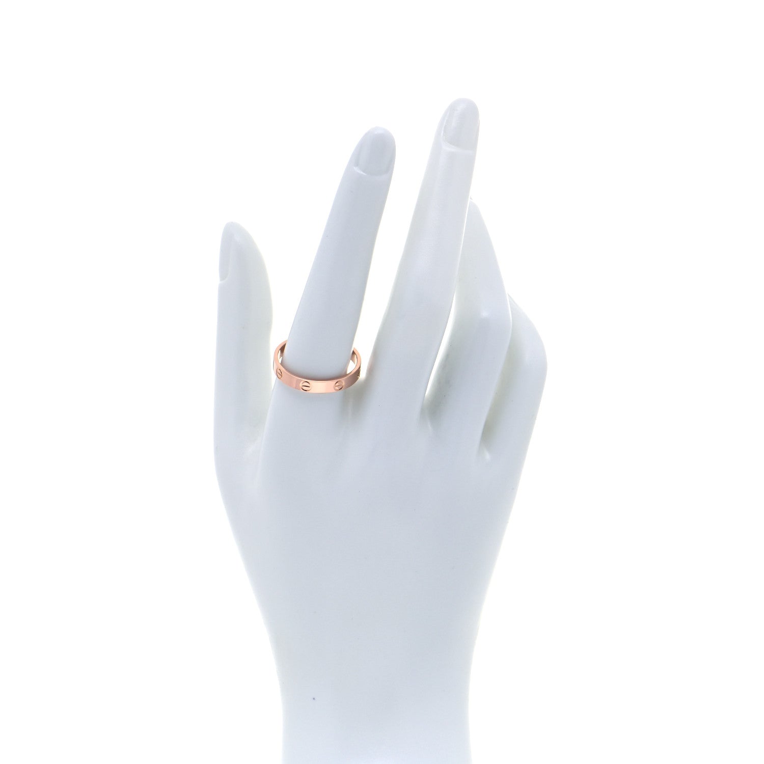 Cartier 18K Pink Gold 3.5mm LOVE Wedding Band Ring 62 10 2 of 5