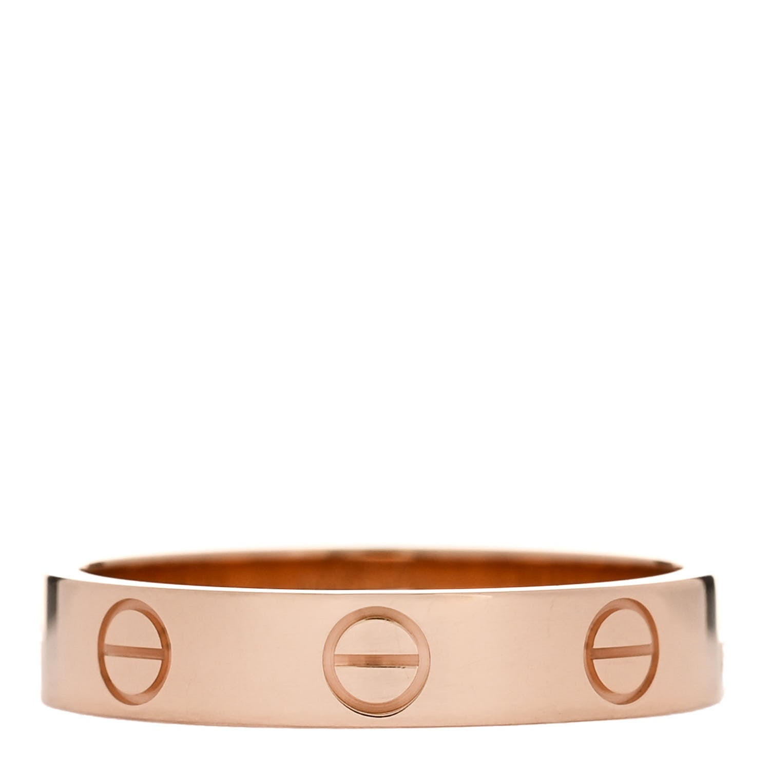 Cartier 18K Pink Gold 3.5mm LOVE Wedding Band Ring 52 6 3 of 5