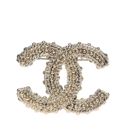 Chanel Large CC Brooch Gold 1 of 5