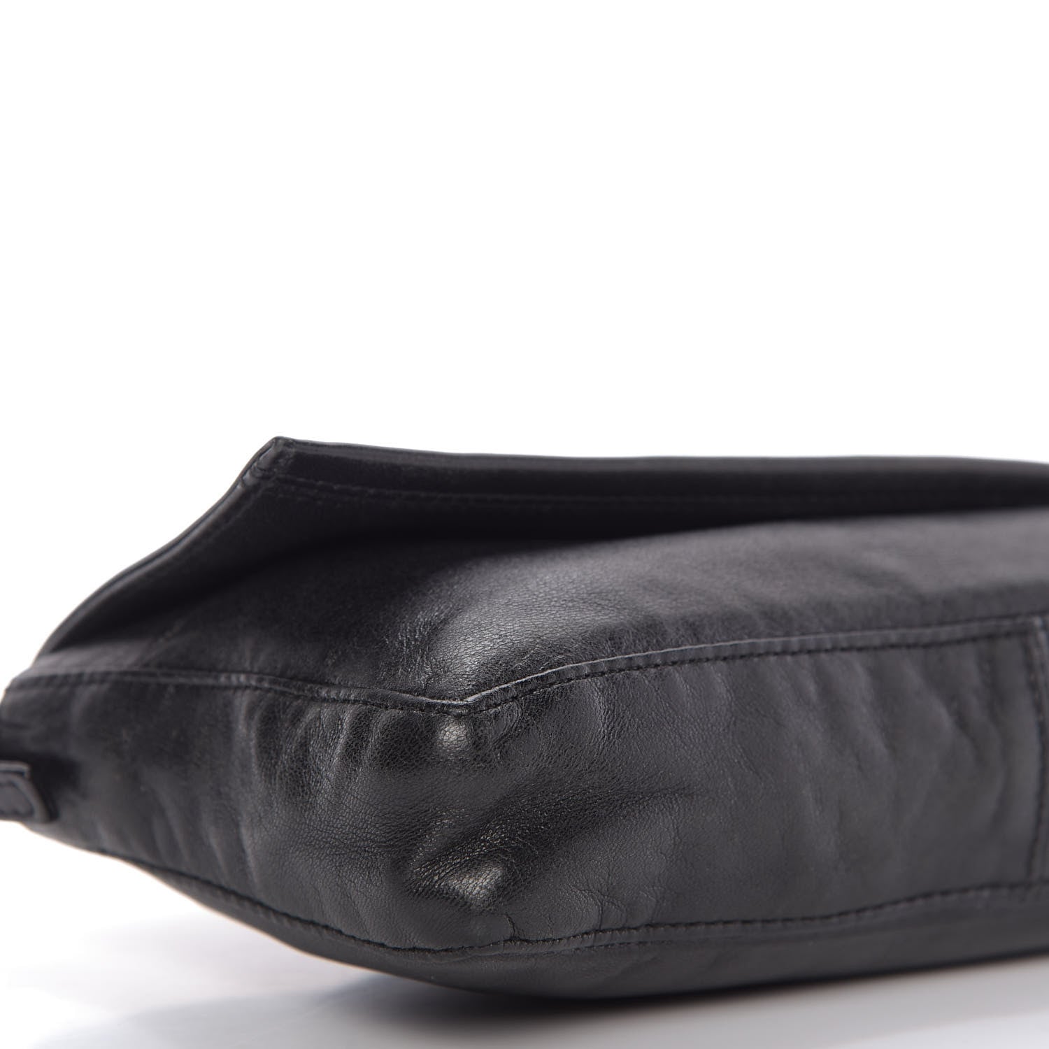 Fendi Calfskin Baguette Black 6 of 8