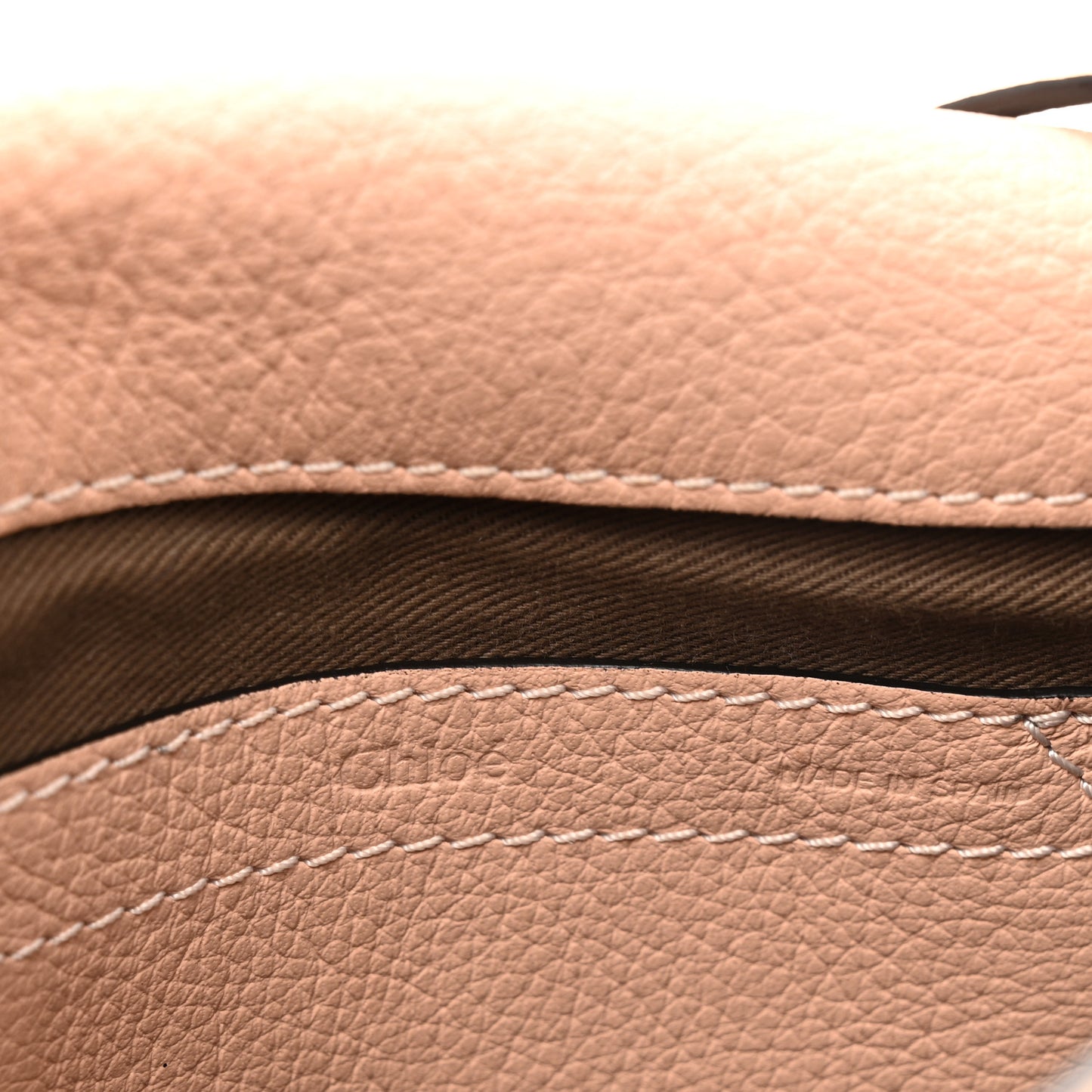 Calfskin Mini Marcie Round Crossbody Bag Blush Nude