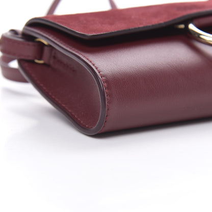 Chloe Suede Calfskin Mini Faye Shoulder Bag Plum Purple 9 of 13