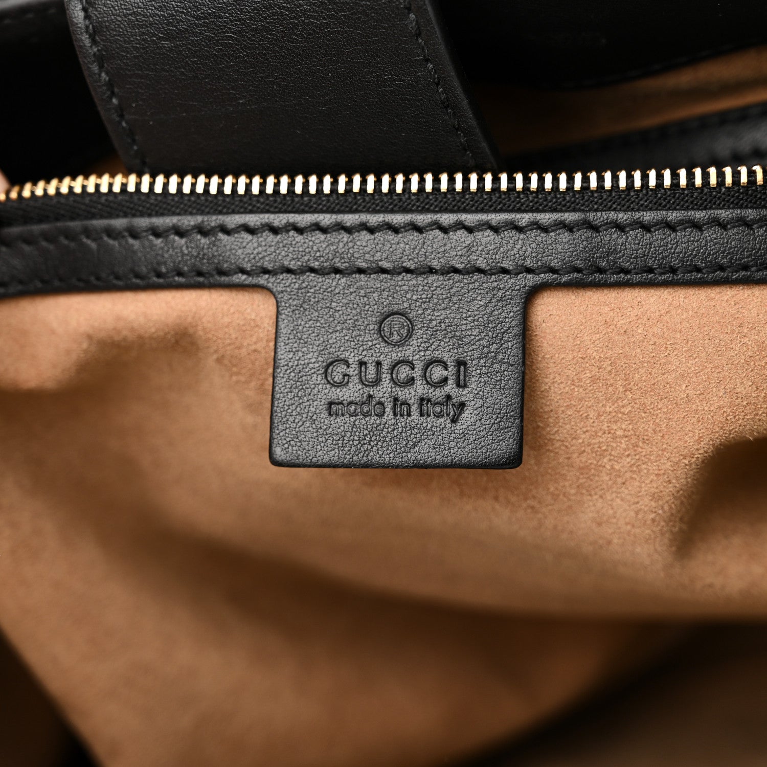 Gucci GG Supreme Monogram Medium Padlock Tote Black 6 of 12