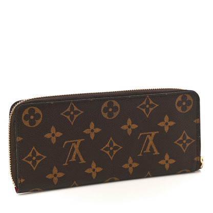 Louis Vuitton Monogram Clemence Wallet Fuchsia 3 of 9
