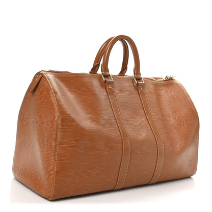 Louis Vuitton Epi Keepall 45 Cipango 2 of 10