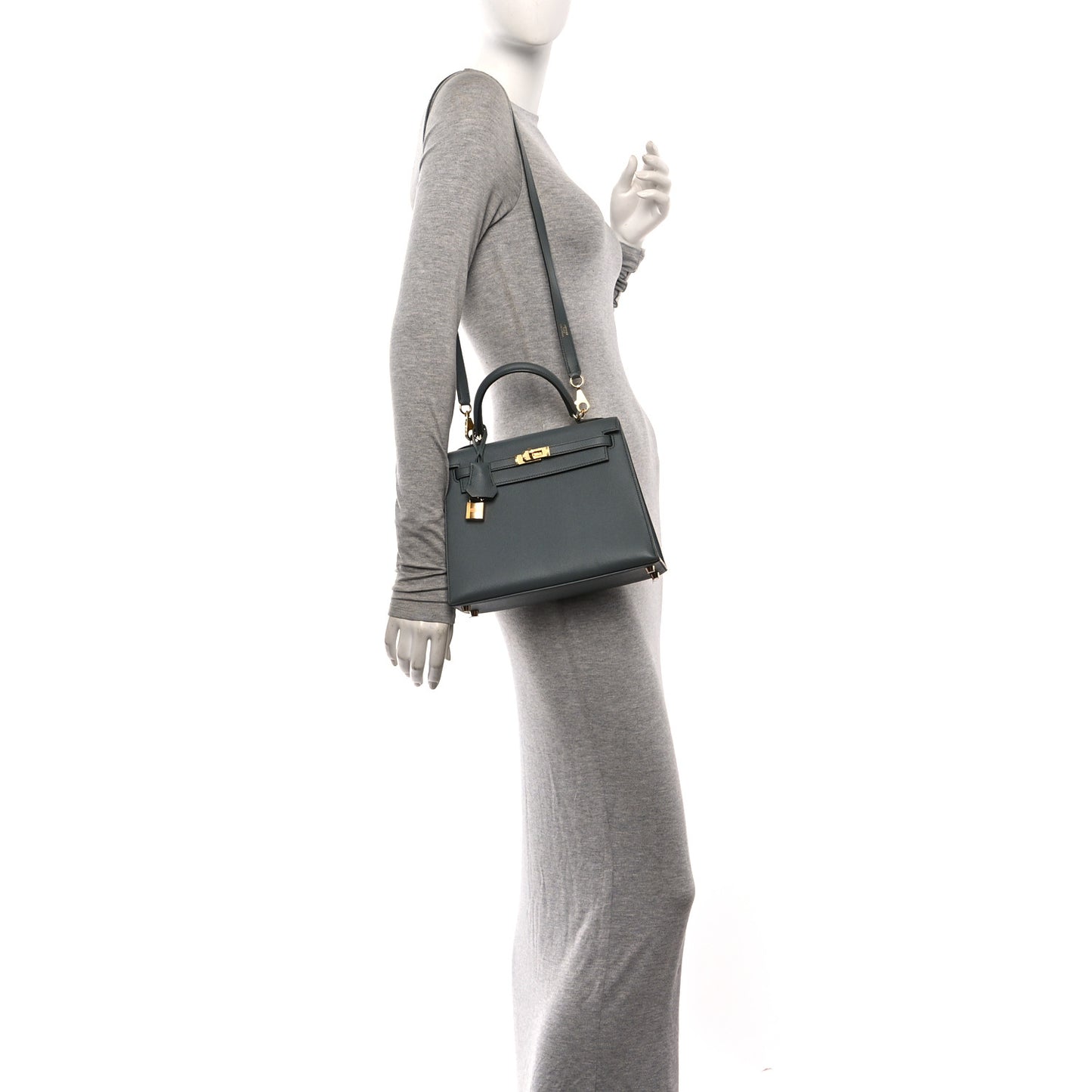 Epsom Kelly Sellier 25 Vert De Gris