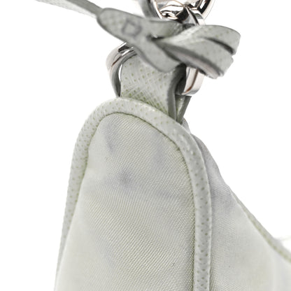 Prada Re-Nylon Saffiano Re-Edition 2005 Shoulder Bag Acqua 13 of 14