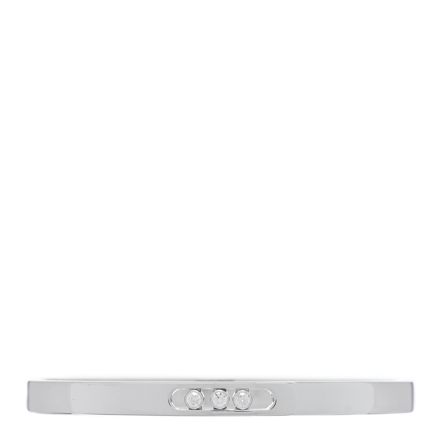 18K White Gold Diamond Move Noa Bangle Bracelet