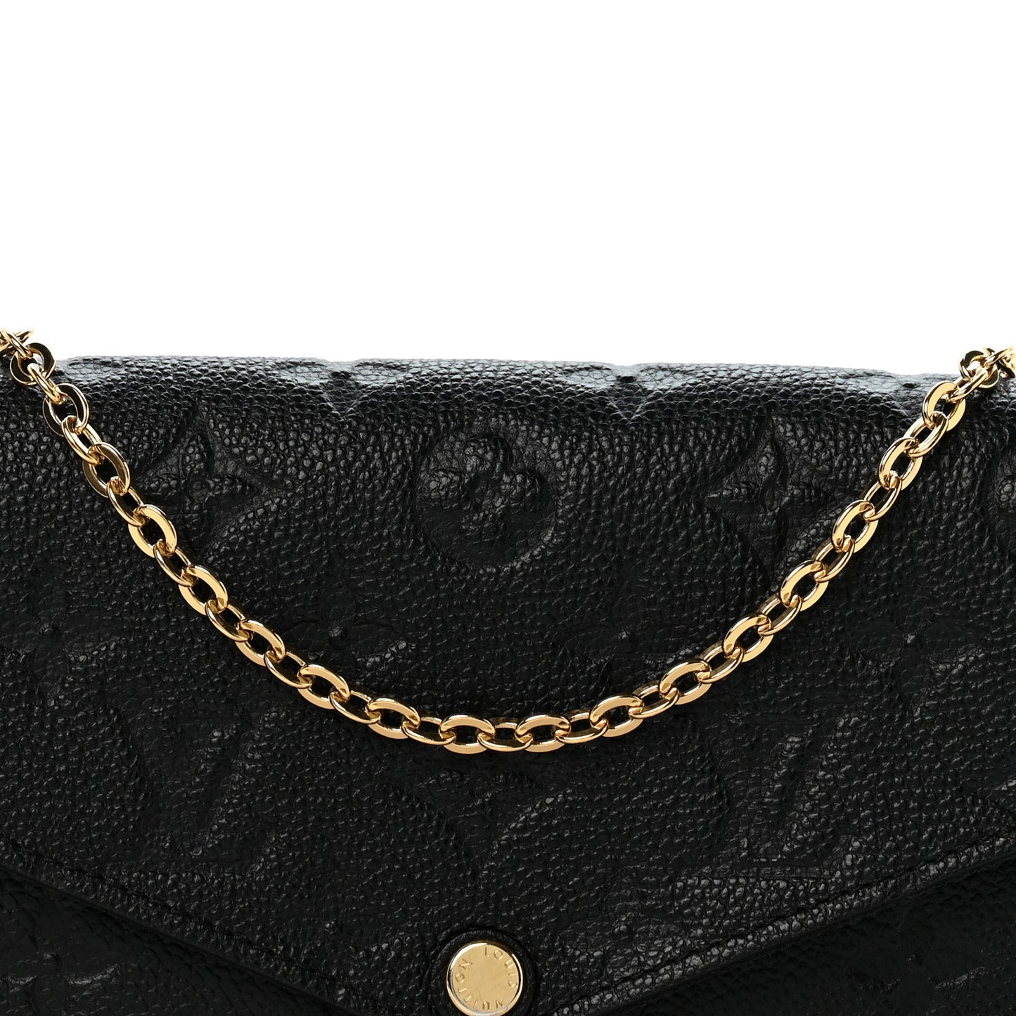 Empreinte Pochette Felicie Chain Wallet Black