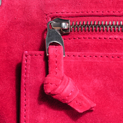 Proenza Schouler Suede Medium PS1 Satchel Raspberry 6 of 14