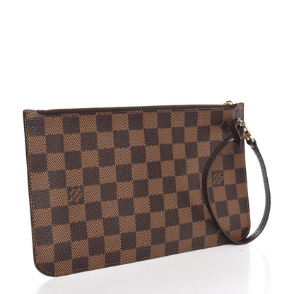 Louis Vuitton Damier Ebene Neverfull MM GM Pochette 3 of 8