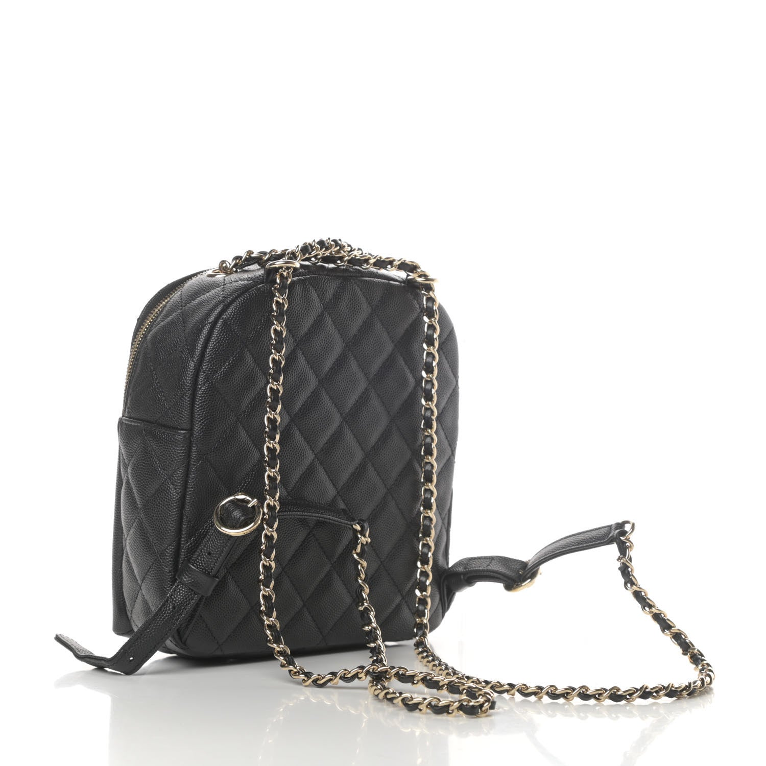 Chanel Caviar Quilted Small CC Day Backpack Black 3 of 11