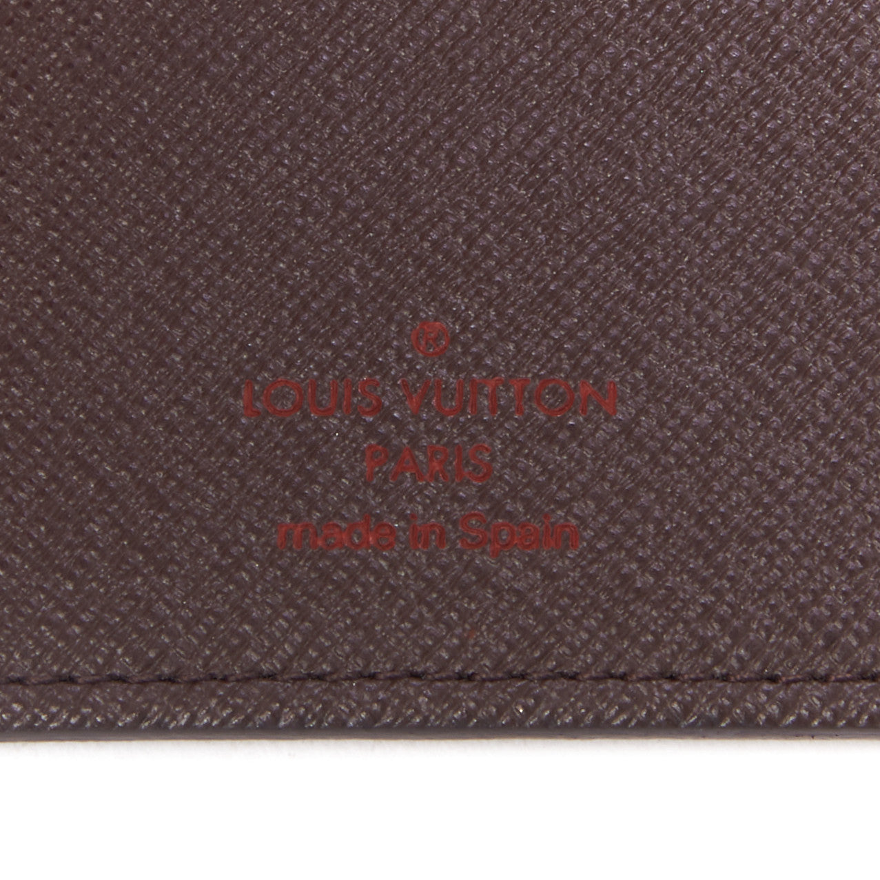 Louis Vuitton Damier Ebene Pocket Agenda Cover 7 of 8