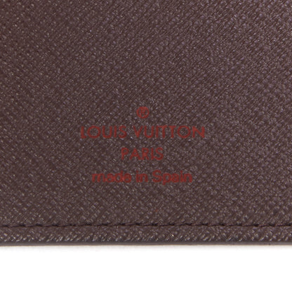 Louis Vuitton Damier Ebene Pocket Agenda Cover 7 of 8