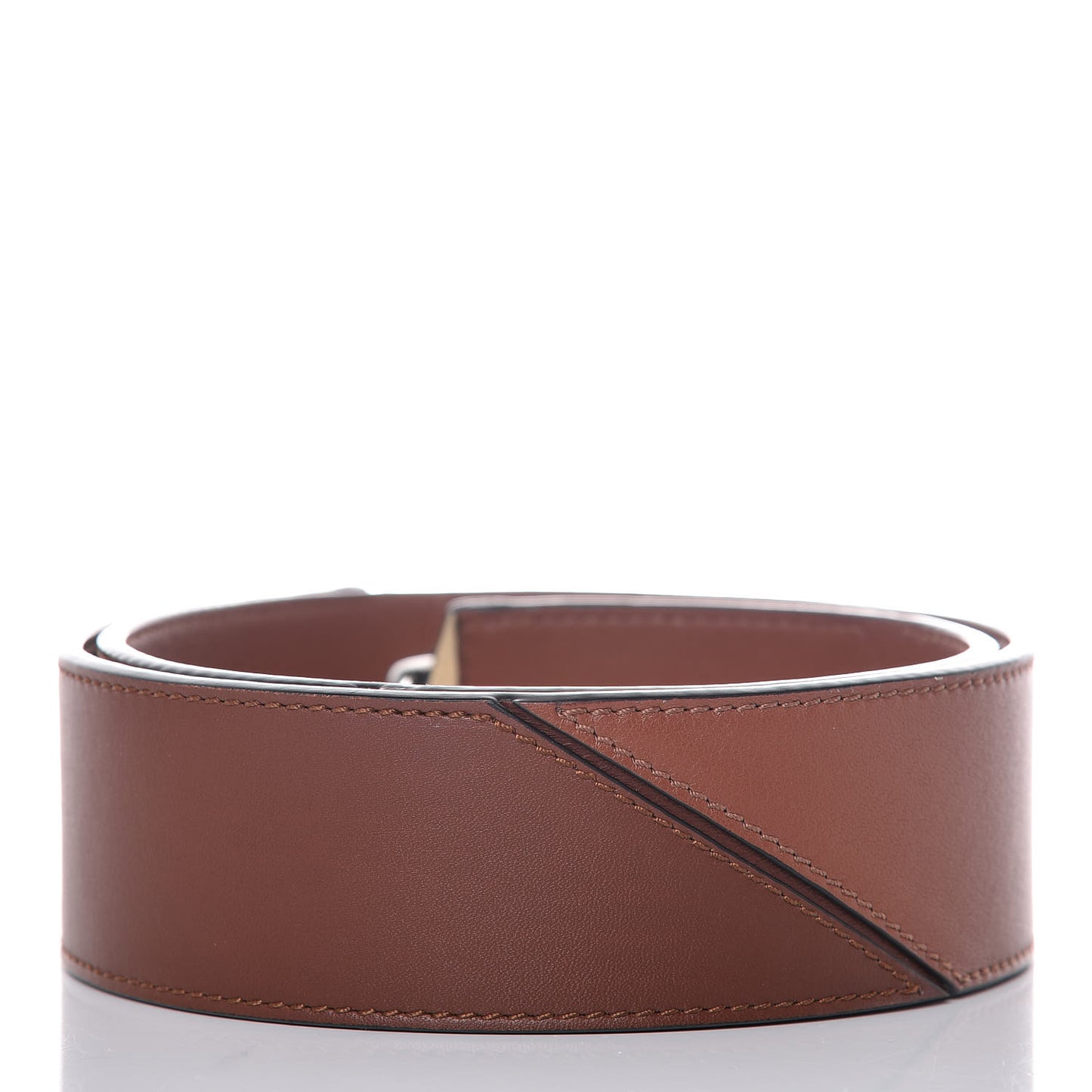 Calfskin Degrade Strap Tan Multicolor