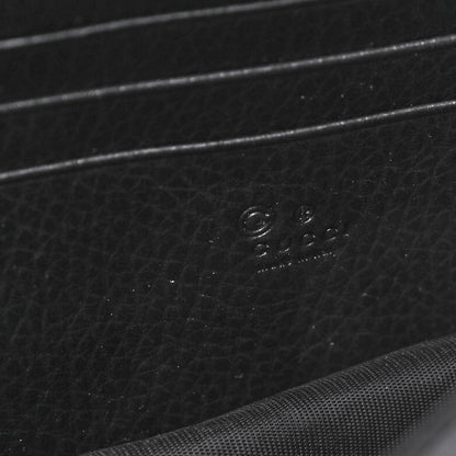 Gucci Dollar Calfskin Interlocking G Chain Wallet Black 6 of 19