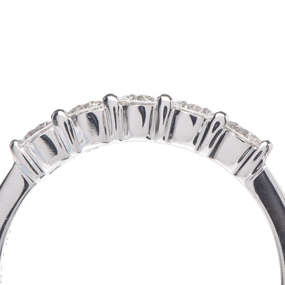 Tiffany Platinum Diamond Five-Stone Ring 53 6.25 8 of 9