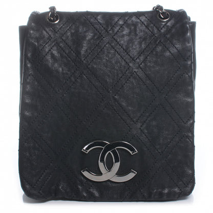 Chanel Leather Diamond Stitch Large Messenger Black 1 of 7