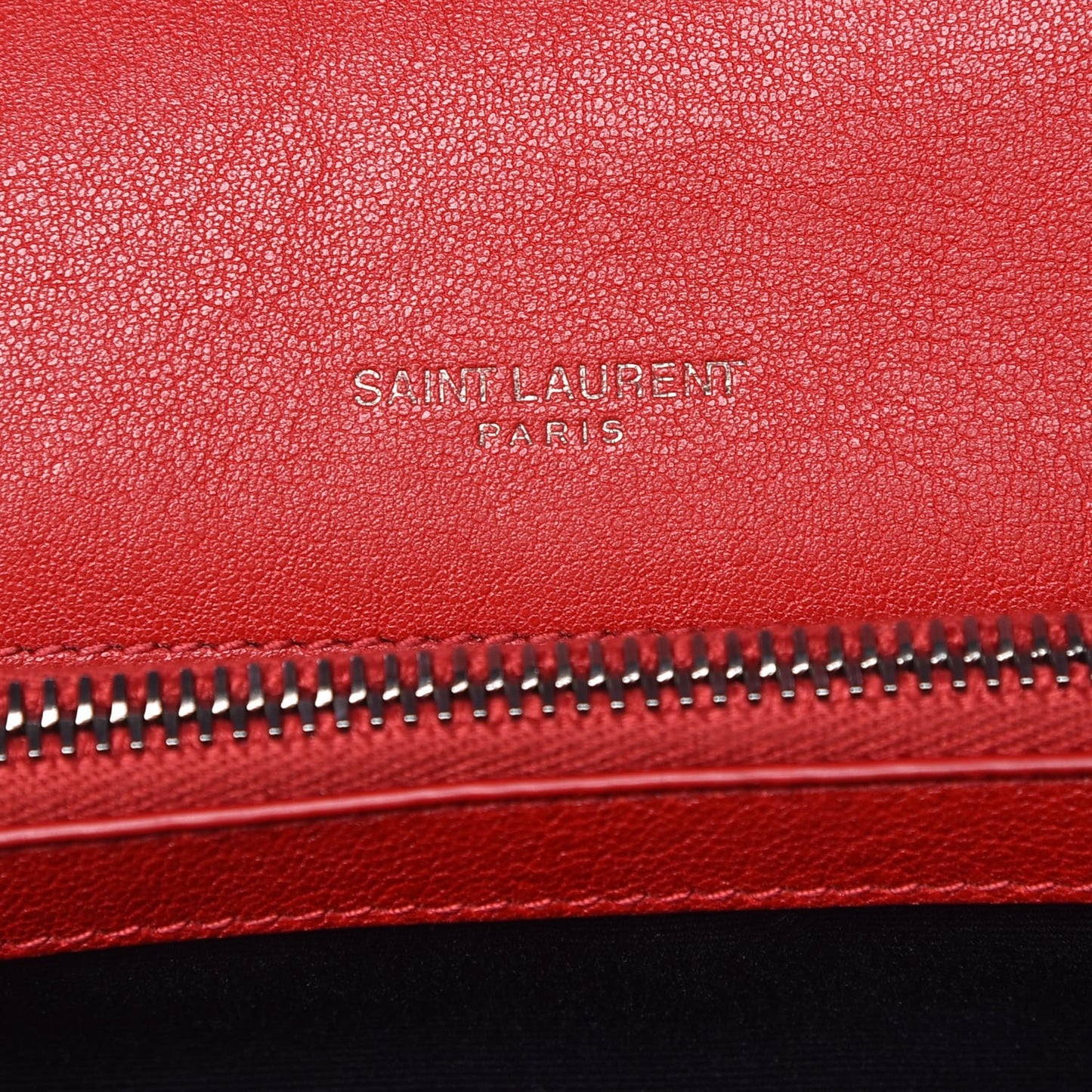 Sheepskin Matelasse Chevron Monogram Medium College Bag Rouge