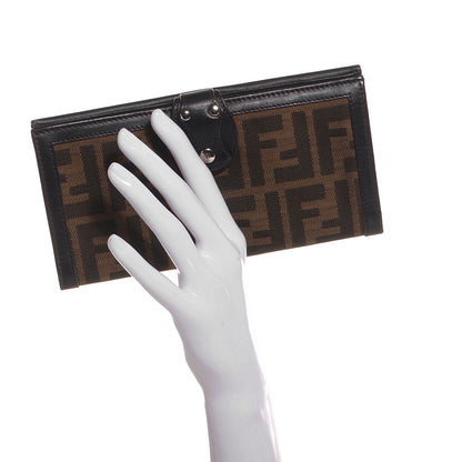 Fendi Zucca Continental Wallet Tobacco 2 of 10