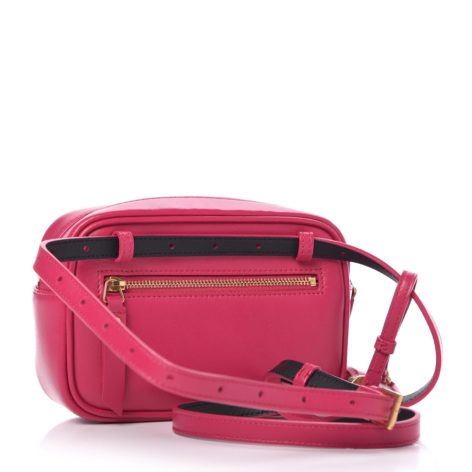 Saint Laurent Calfskin Matelasse Monogram Lou Belt Bag Bright Pink 3 of 10