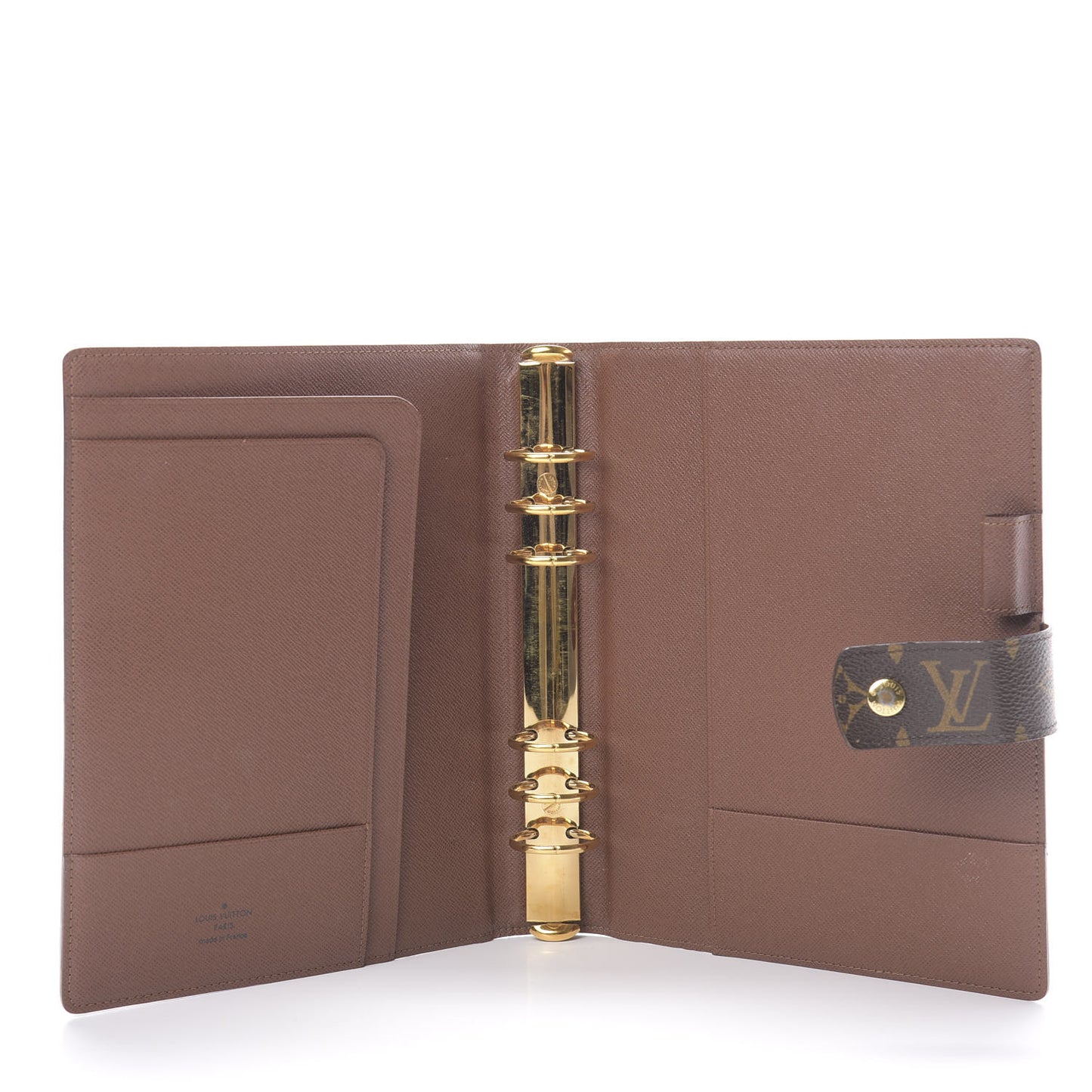 Monogram Large Ring Agenda Cover