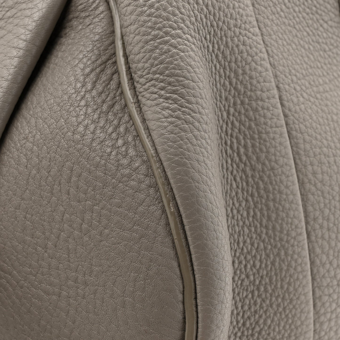 Pebbled Calfskin Rockie Mink Silver Hardware