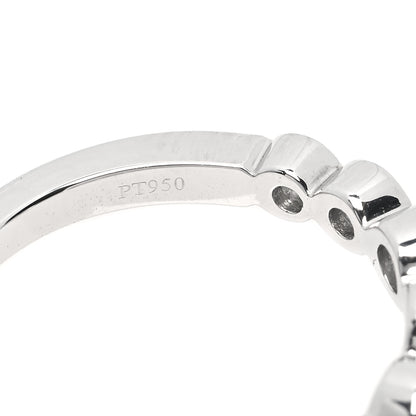 Tiffany Platinum Diamond Jazz Graduated Band Ring 49 5 5 of 5