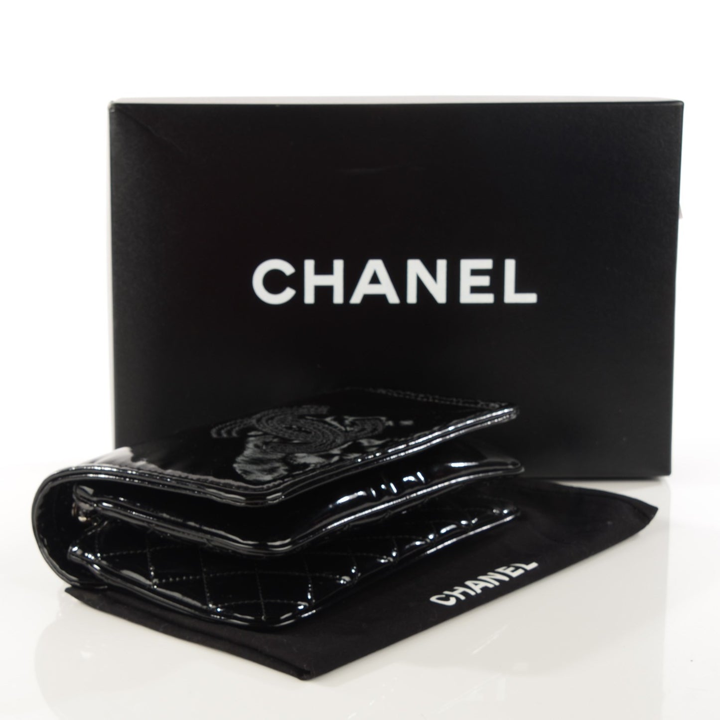 Vinyl Small Lipstick Flap Black