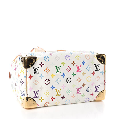 Louis Vuitton Monogram Multicolor Speedy 30 White 3 of 8