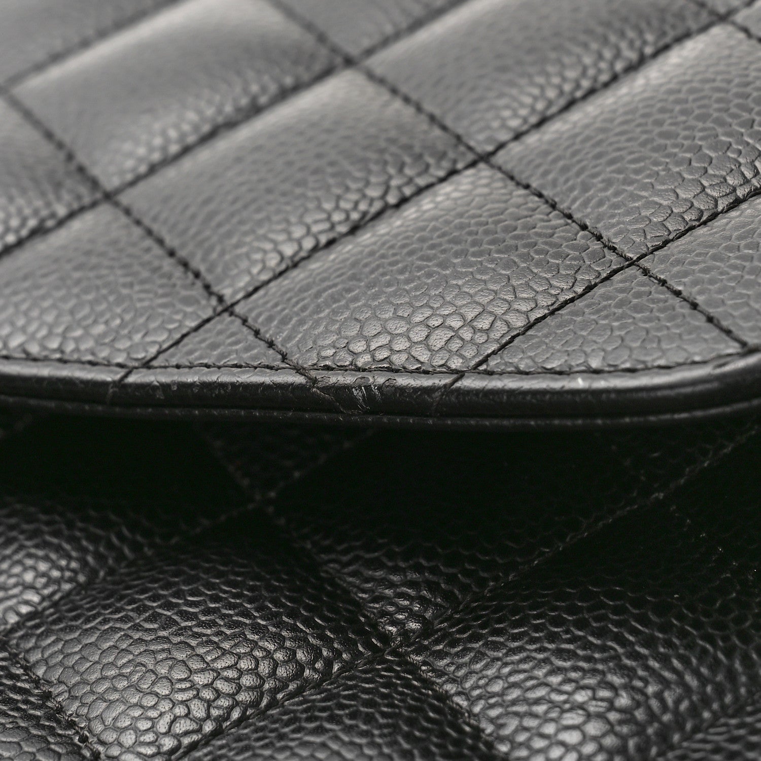 Chanel Caviar Quilted Jumbo Double Flap Black 10 of 11