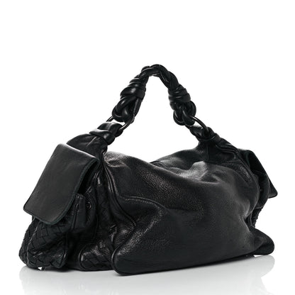 Bottega Veneta Cervo Cocker Hobo Black 2 of 11