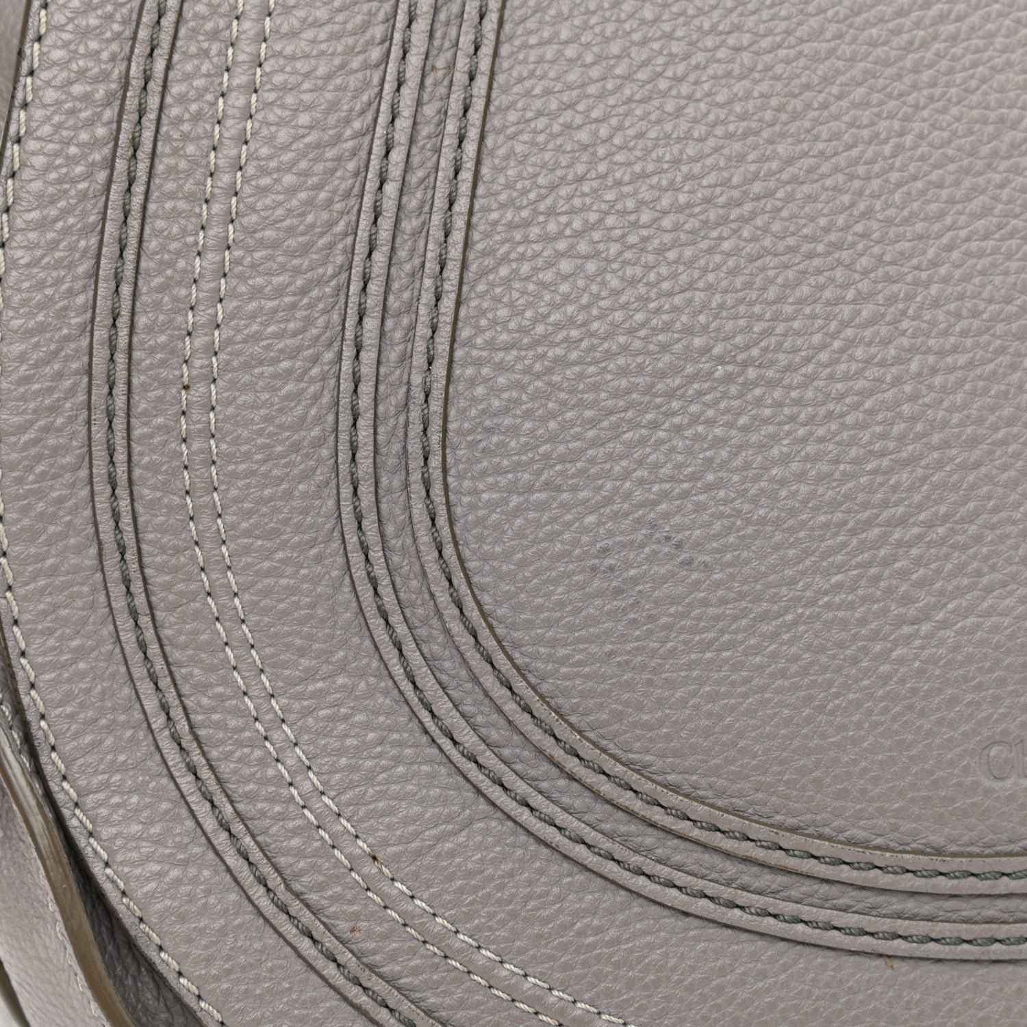 Chloe Calfskin Medium Marcie Round Crossbody Bag Cashmere Grey 25 of 32