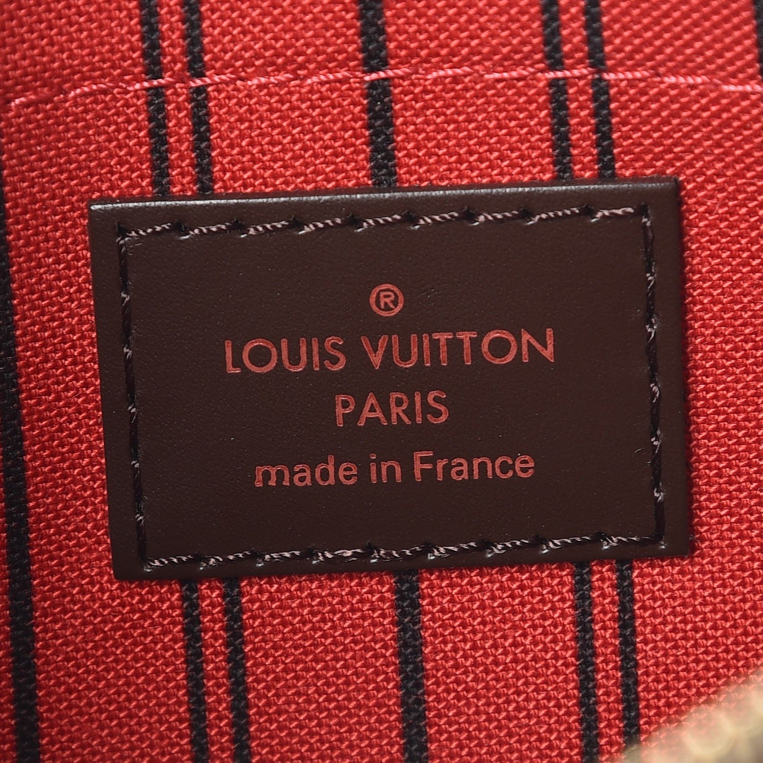 Louis Vuitton Damier Ebene Neverfull MM GM Pochette 6 of 7