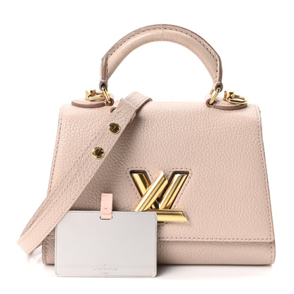 Louis Vuitton Taurillon Twist One Handle BB Greige 2 of 9