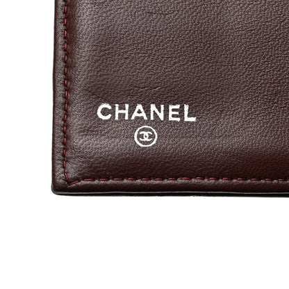 Chanel Lambskin Quilted Large Gusset Flap Wallet Black 6 of 12