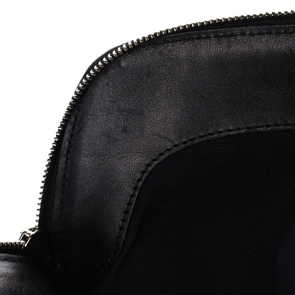 Alexander McQueen Grainy Calfskin Studded Padlock Skull Clutch Black 13 of 14