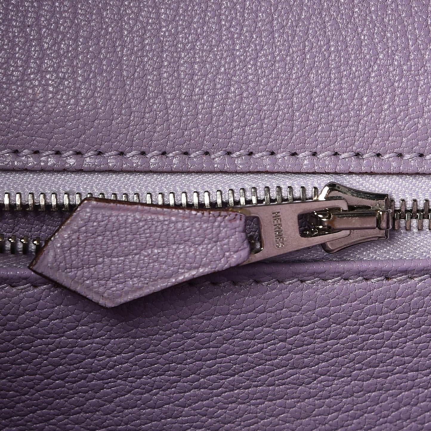 Epsom Horseshoe Birkin 35 Etain Lilac